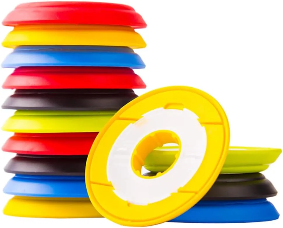 10Pcs Silicone Fishing Line Storage Holders Line Keeper Fishing Snell Rigs Gear Spool Line Leader Organizer Random Color