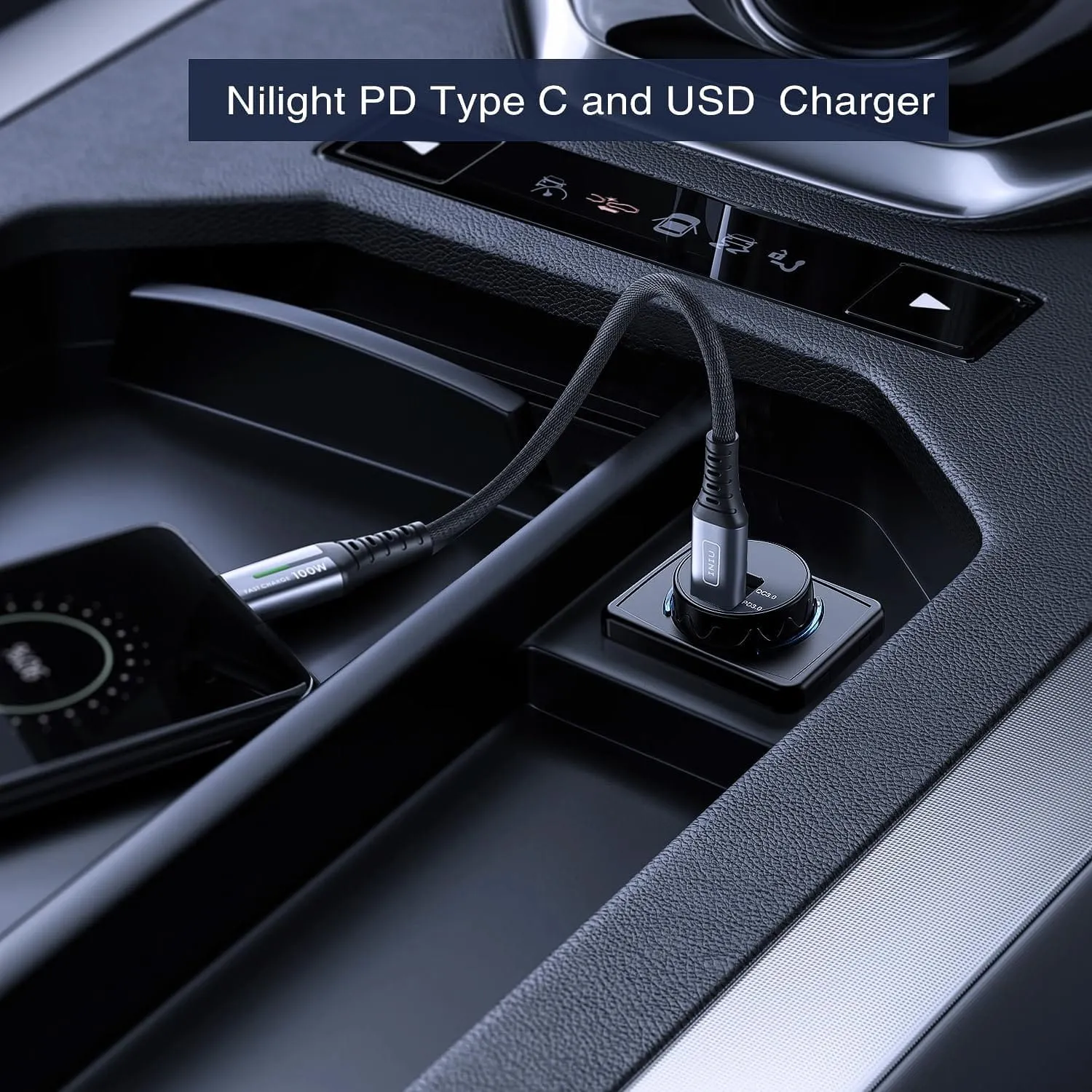 12V 24V PD Type C USB Charger 3A Car Outlet