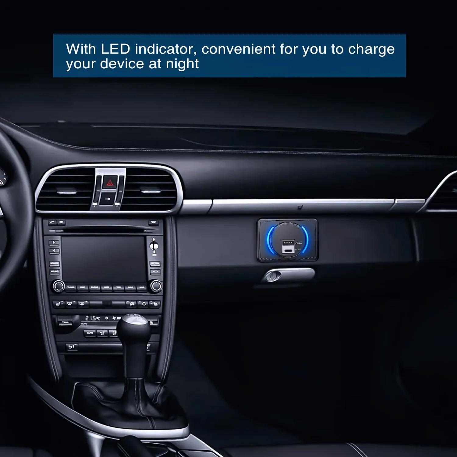 12V 24V PD Type C USB Charger 3A Car Outlet