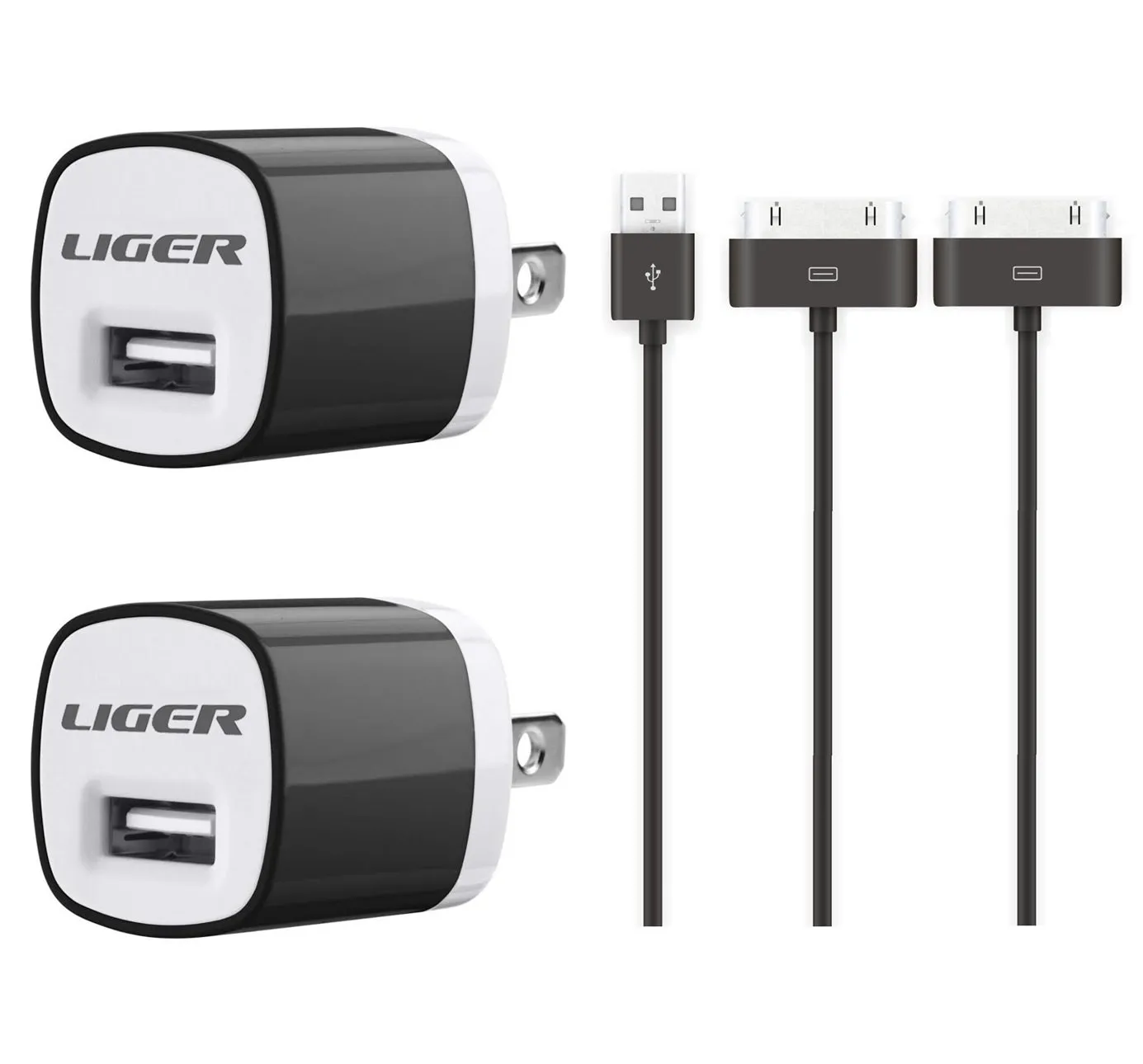 2-Pack: Liger Universal USB Wall Charger Made for Iphone