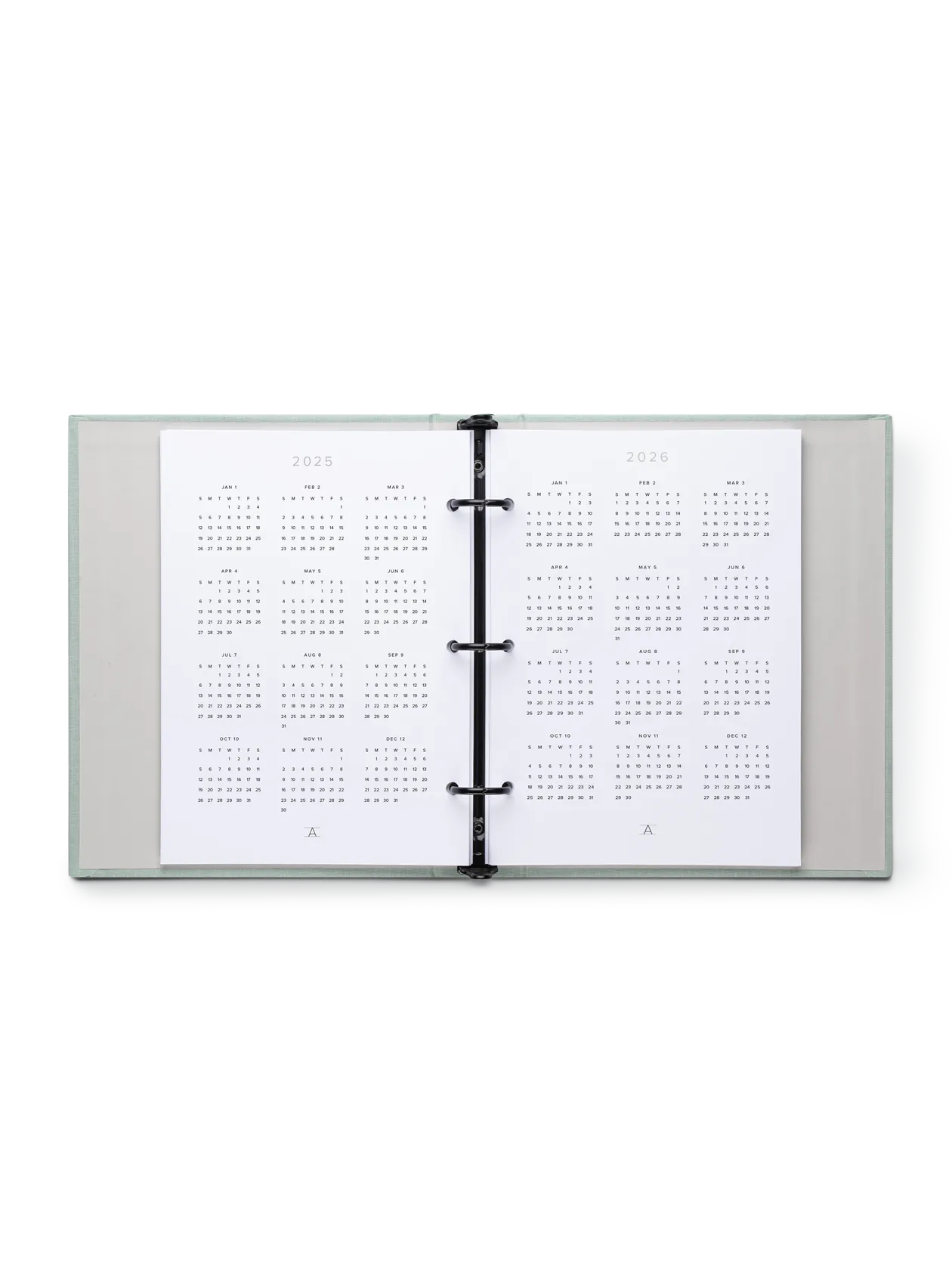 2025 Compact Binder Planner Insert