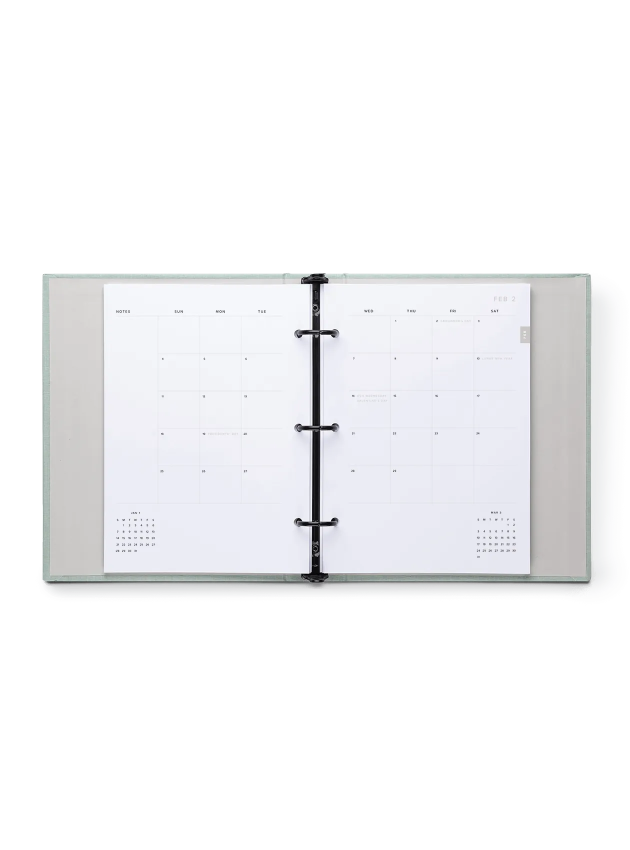 2025 Compact Binder Planner Insert