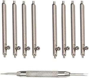 22mm Quick Release Spring Bars Watch pins & Gear S3/Galaxy Watch 46mm/Watch 3 45mm Pins, 22mm Stainless Steel Watch Pins 8PCS Diameter 1.5mm   Spring Bar Tool -22mm