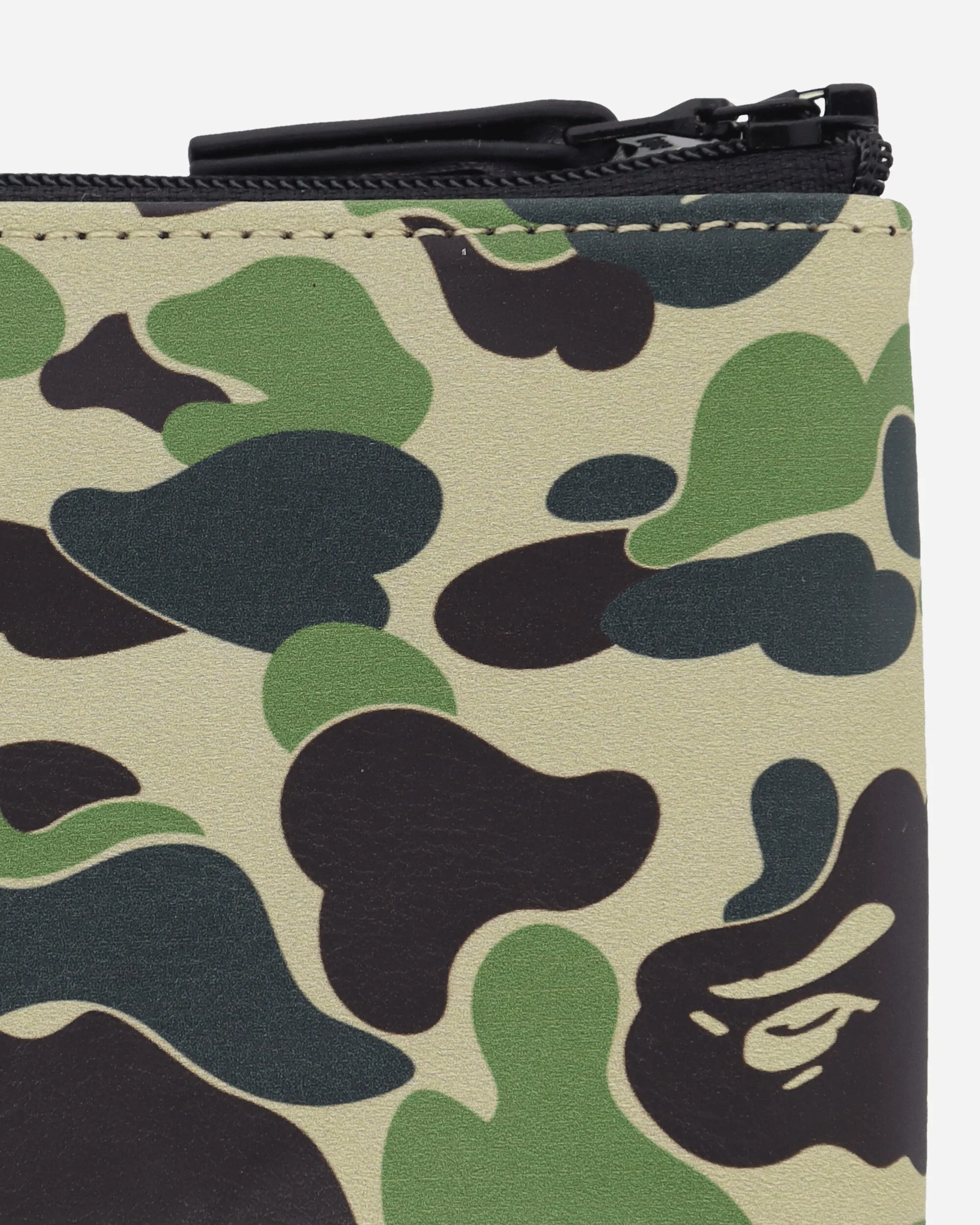 ABC Camo Mini Zipped Wallet Green