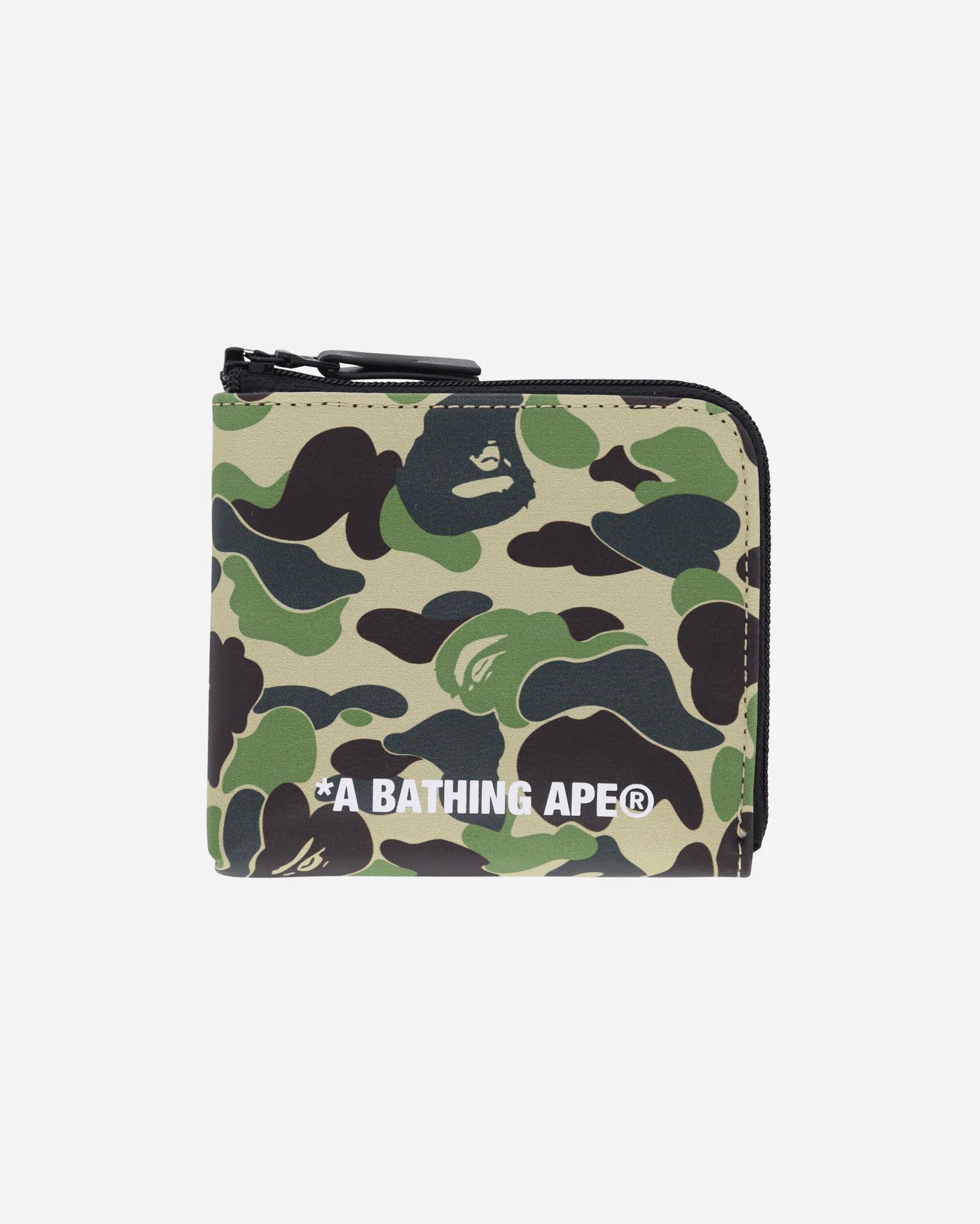 ABC Camo Mini Zipped Wallet Green