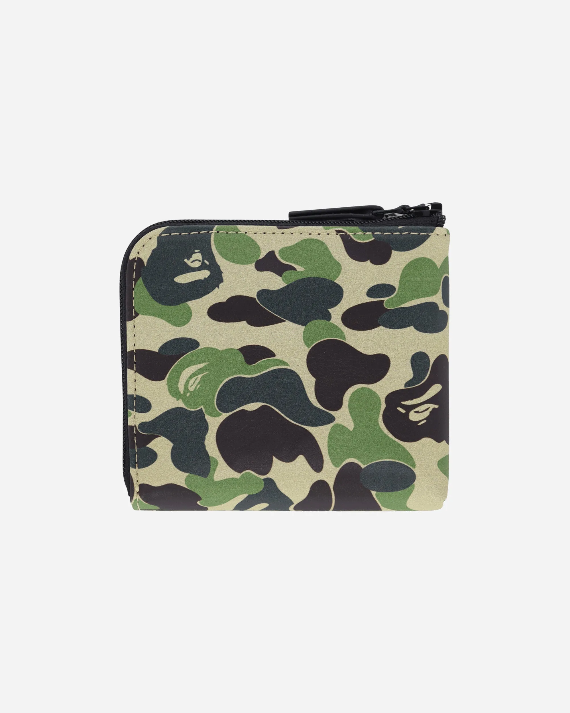 ABC Camo Mini Zipped Wallet Green