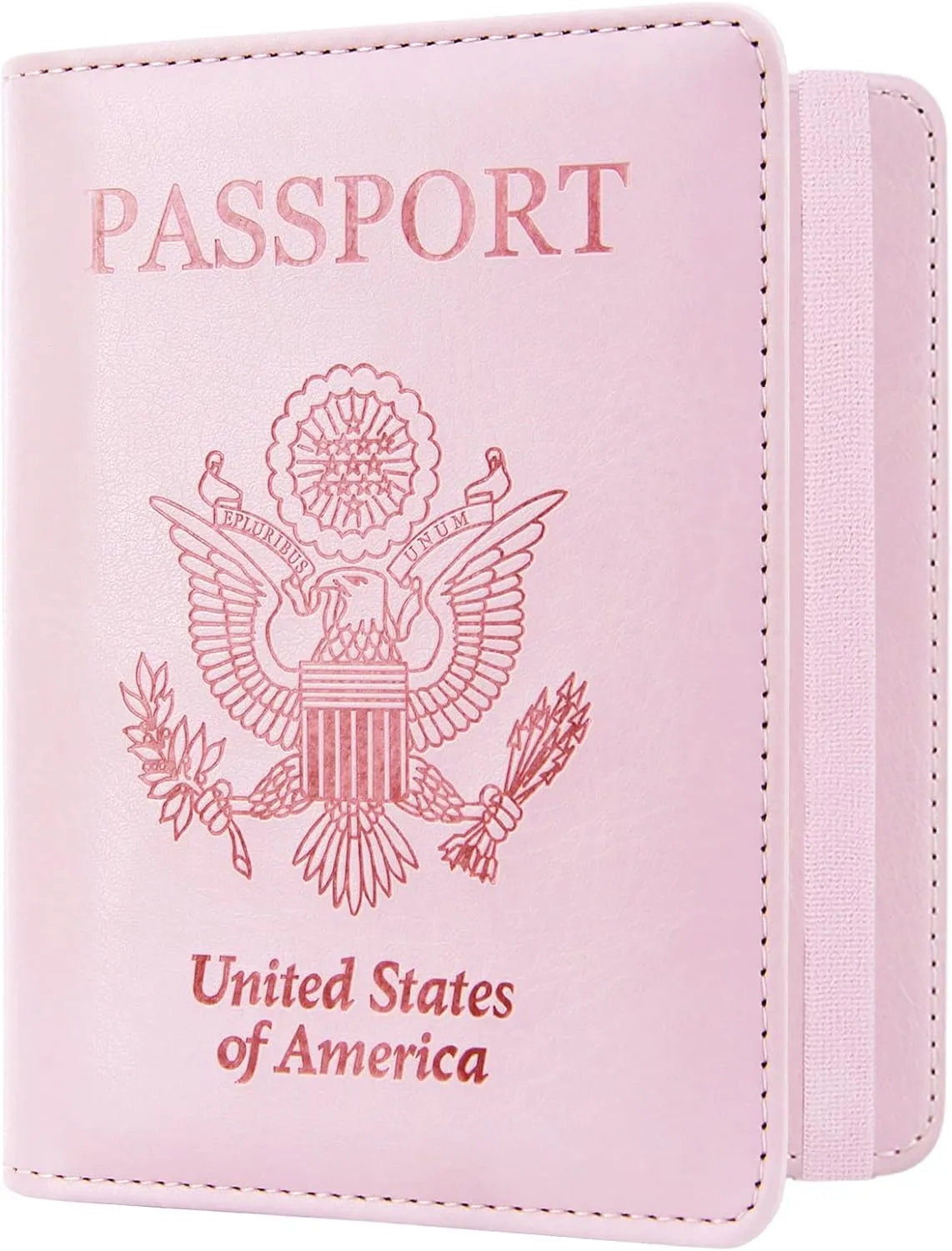 ACdream RFID Blocking Passport Holder Travel Wallet - Premium PU Leather Cover Passport Book with Card Holder, Pen Slot, Keep Organization, and Travel Essentials for Women and Men