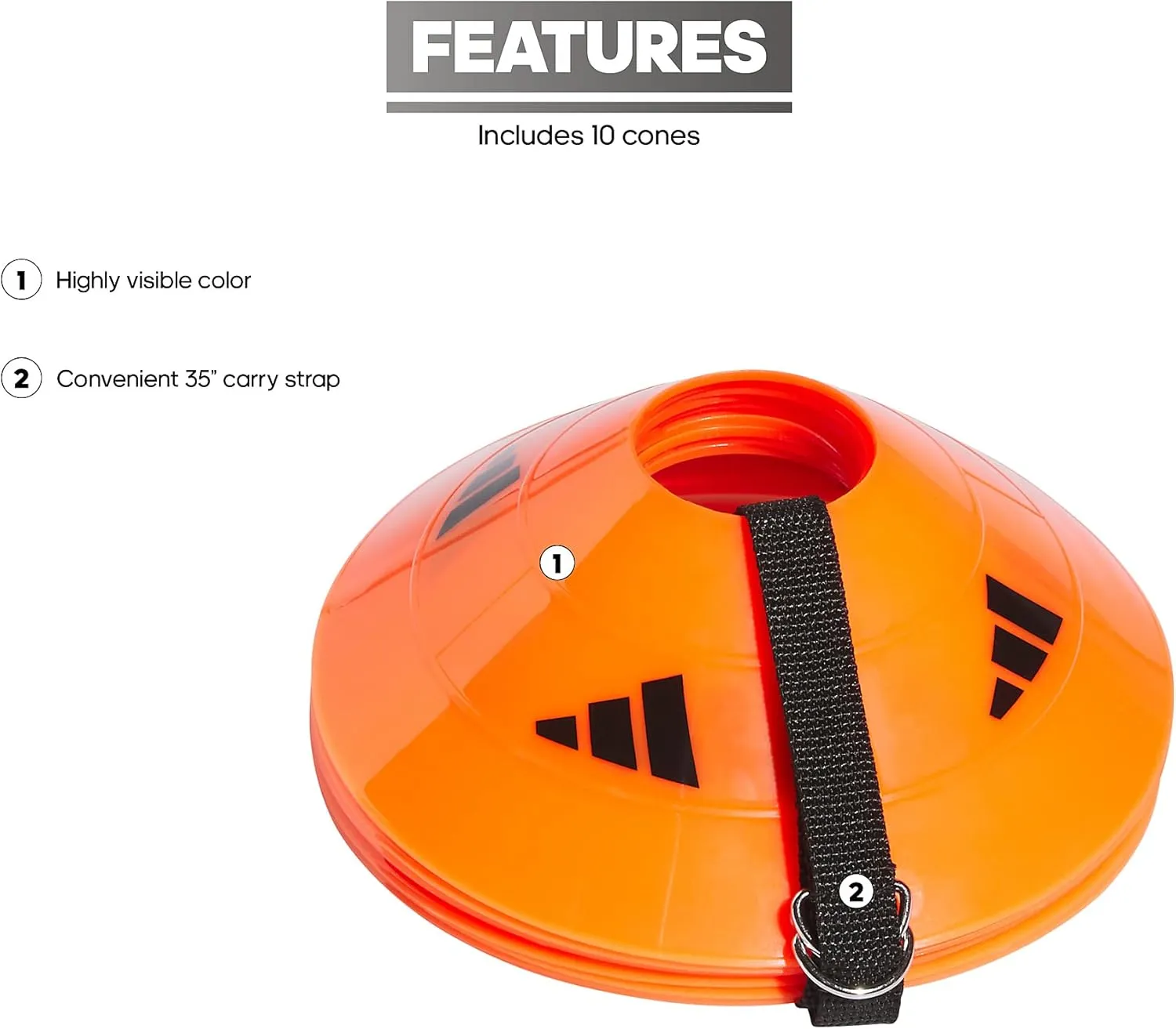 adidas Soccer Cones-Agility Drill Field Markers