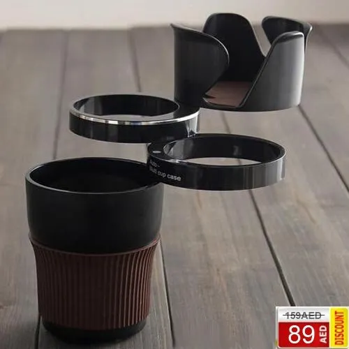Adjustable Auto Multi Cup Holder 5 in 1 Holder Multi Cup Case