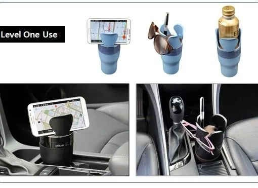 Adjustable Auto Multi Cup Holder 5 in 1 Holder Multi Cup Case