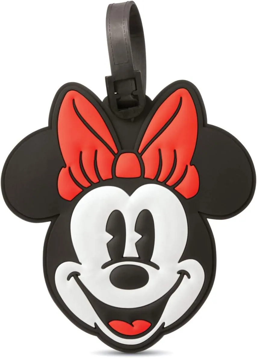 American Tourister Disney Luggage Tag, Minnie Mouse Head, One Size