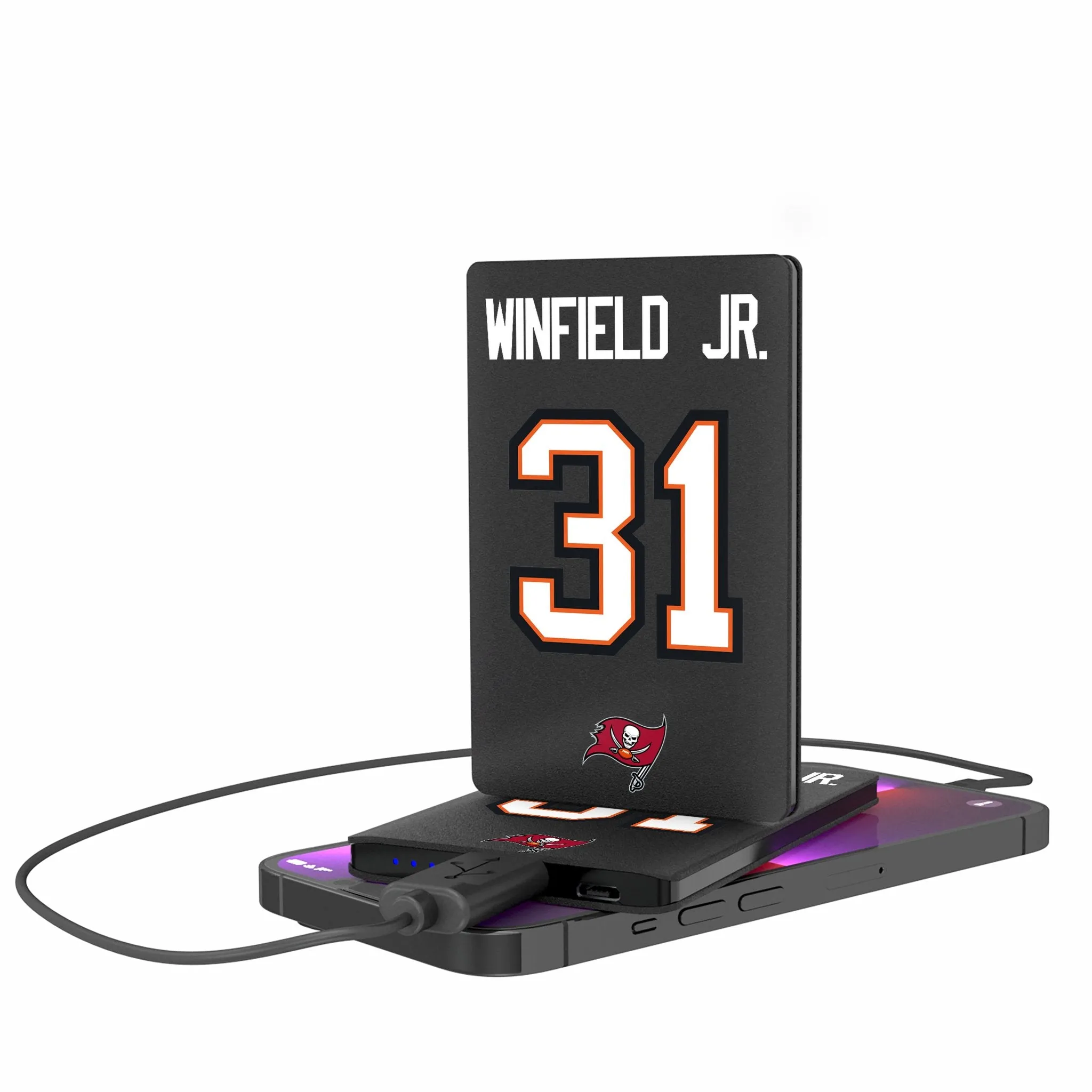 Antoine Winfield Jr. Tampa Bay Buccaneers 31 Ready 2500mAh Credit Card Powerbank