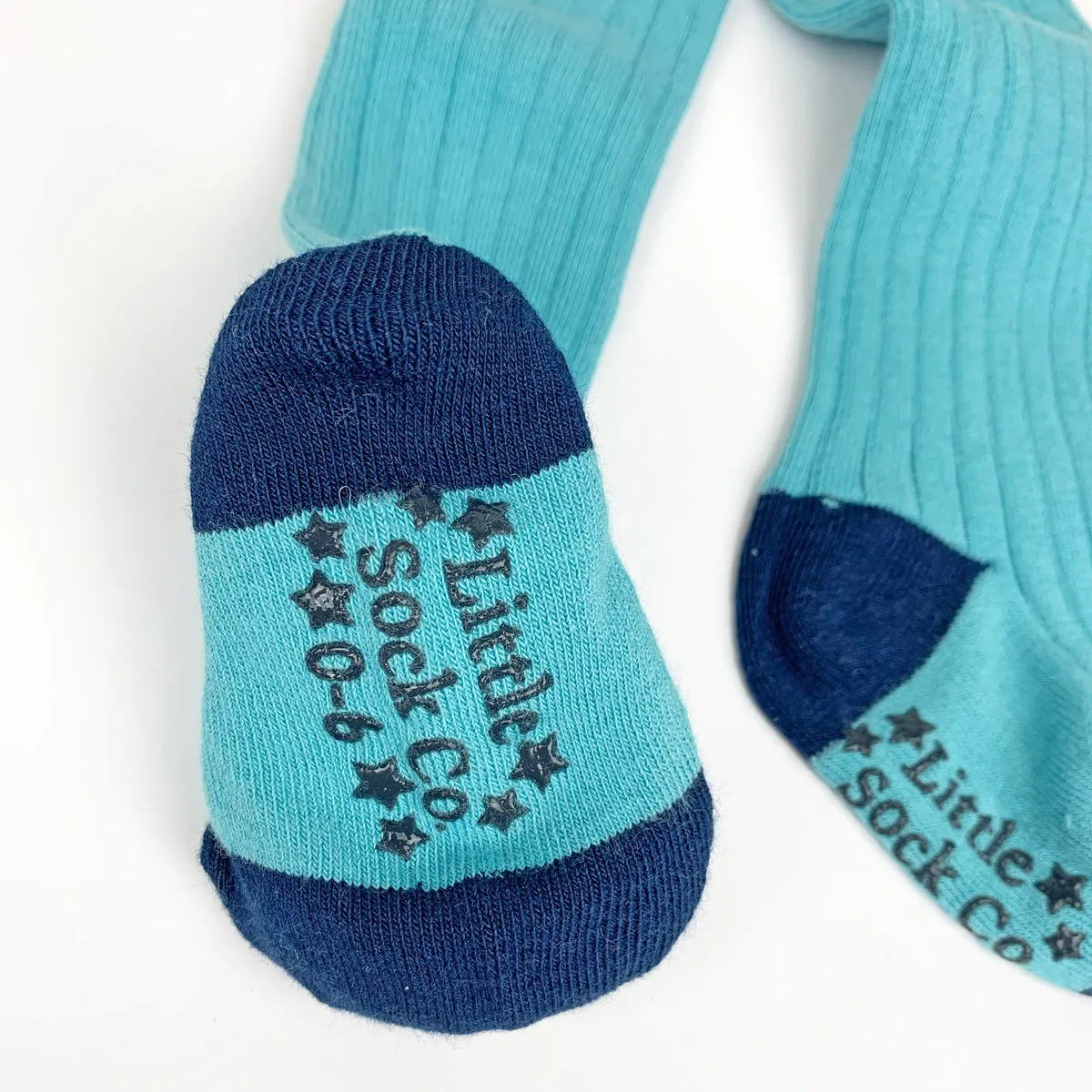 Aqua Baby And Toddler Non Slip Super Soft Ribbed Tights