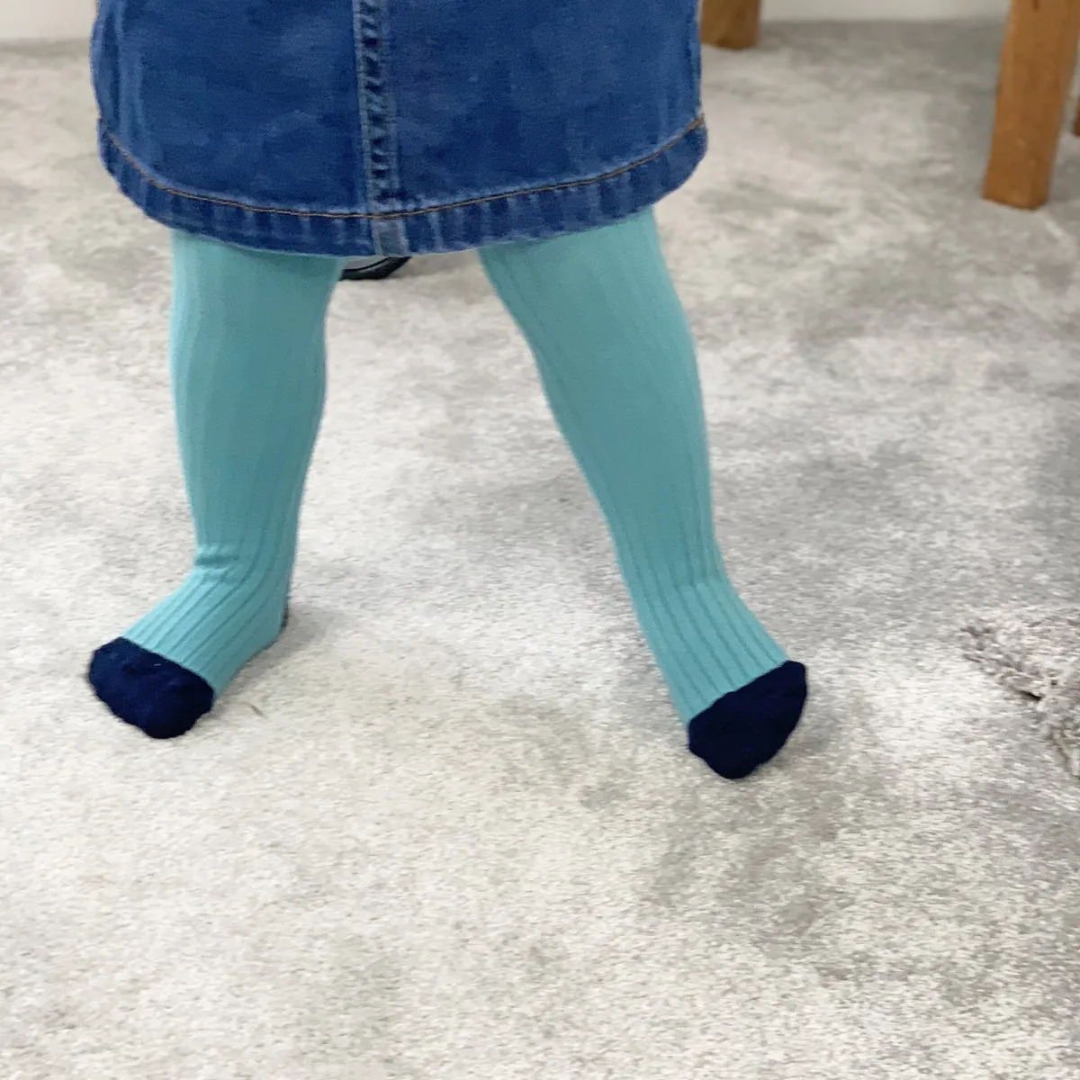 Aqua Baby And Toddler Non Slip Super Soft Ribbed Tights