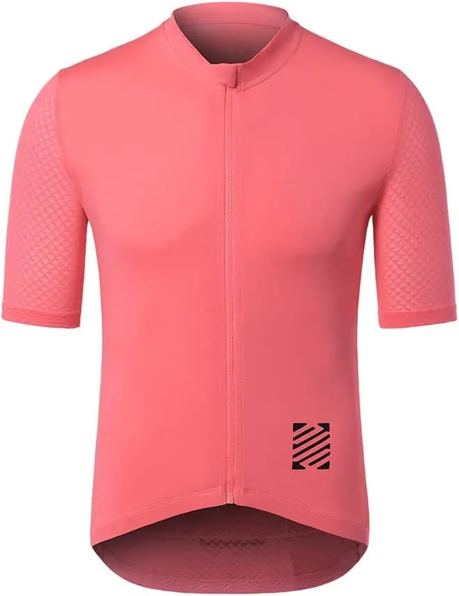 ARSUXEO Pro Cycling Jersey Men Short Sleeves Ultra-Light Road Bike Jersey Cycling Biking Bicycle Shirt