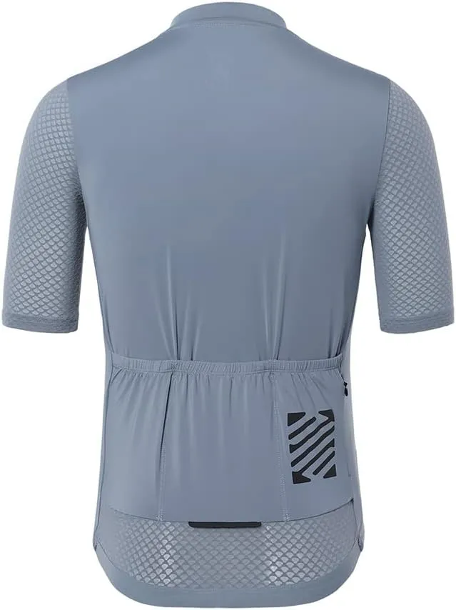 ARSUXEO Pro Cycling Jersey Men Short Sleeves Ultra-Light Road Bike Jersey Cycling Biking Bicycle Shirt