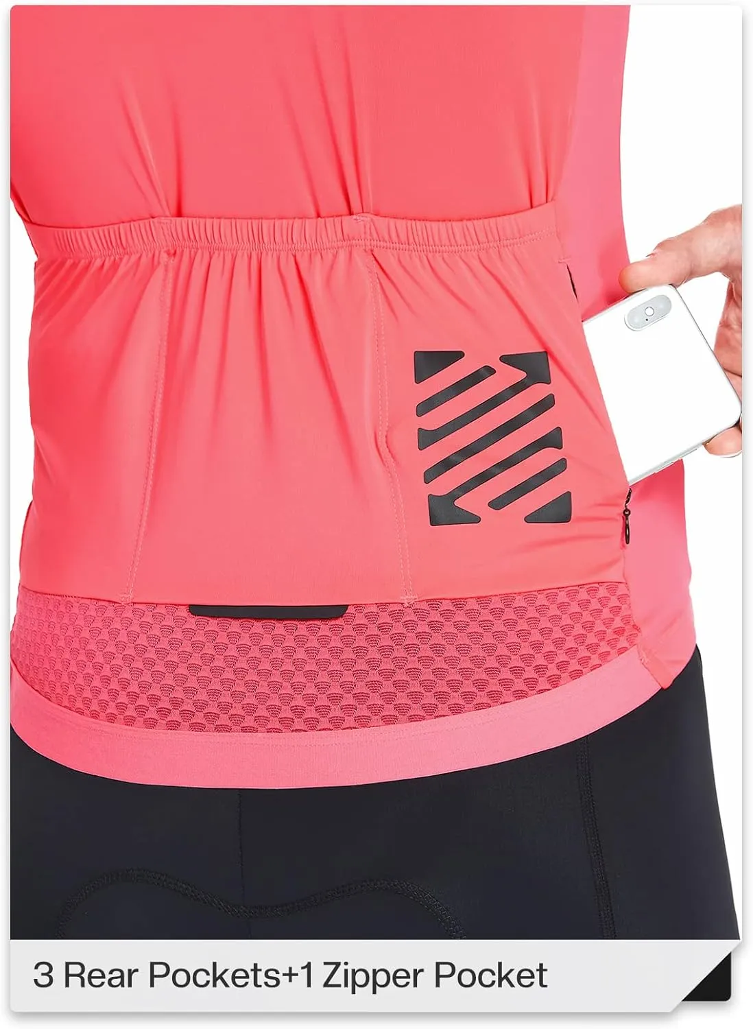 ARSUXEO Pro Cycling Jersey Men Short Sleeves Ultra-Light Road Bike Jersey Cycling Biking Bicycle Shirt