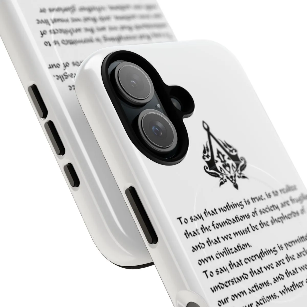 Assassin's Creed-Inspired Protective Phone Case - "Nothing is True, Everything is Permitted"