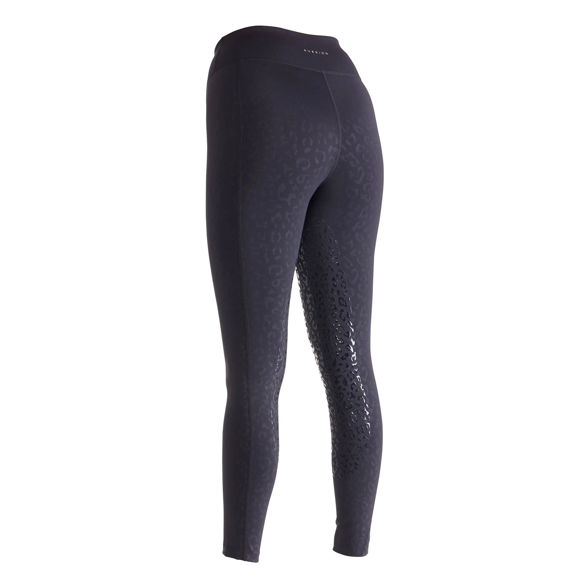 Aubrion Ladies Non-Stop Riding Tights - Black
