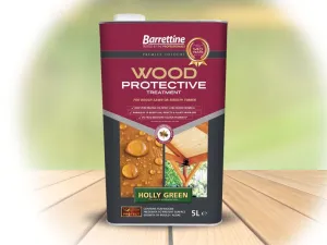 Barrettine Wood Protective treatment - Holly Green 5L