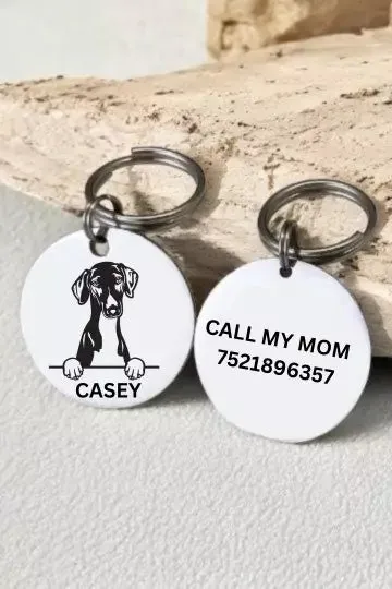 Basset-hounds Dog Tag Collar Personalized