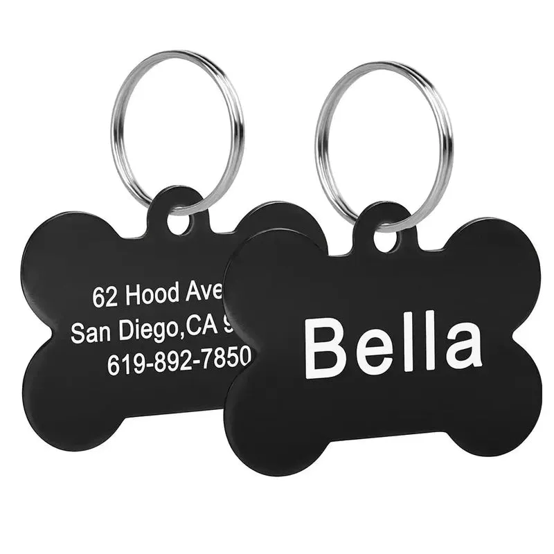 Bone-Shaped Pet ID Tag