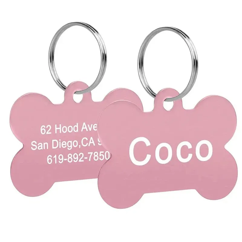 Bone-Shaped Pet ID Tag