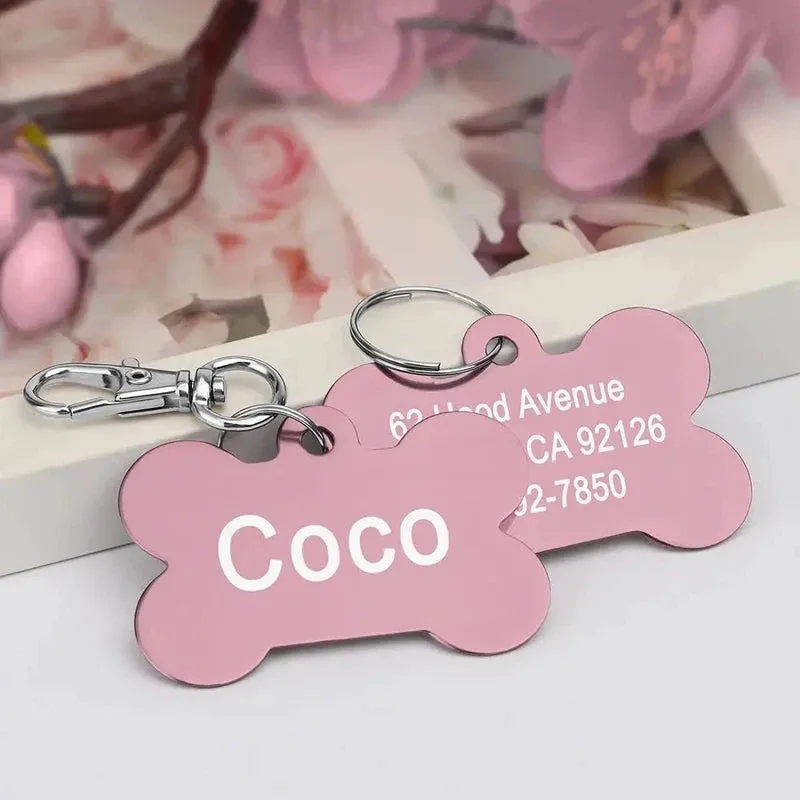 Bone-Shaped Pet ID Tag