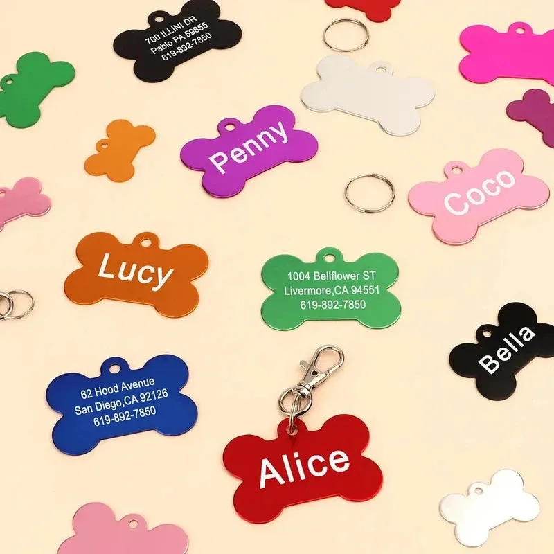 Bone-Shaped Pet ID Tag