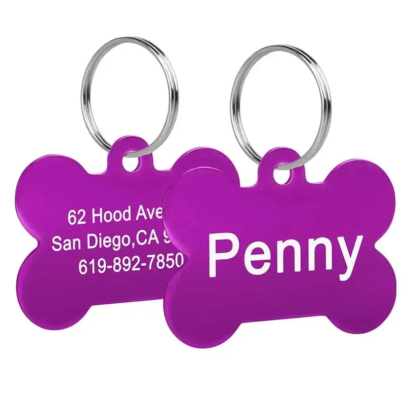 Bone-Shaped Pet ID Tag