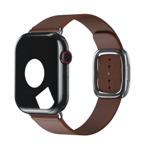 Brown Modern Buckle for Apple Watch