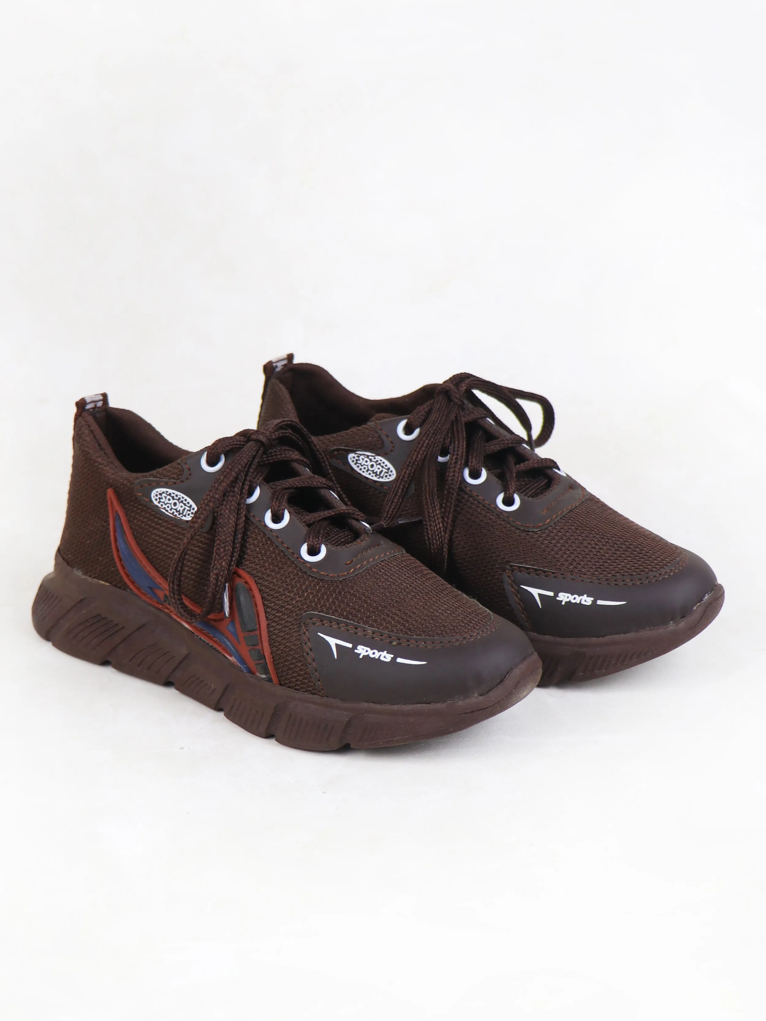 BS42 Boys Jogger Shoes 8Yrs - 17Yrs Brown