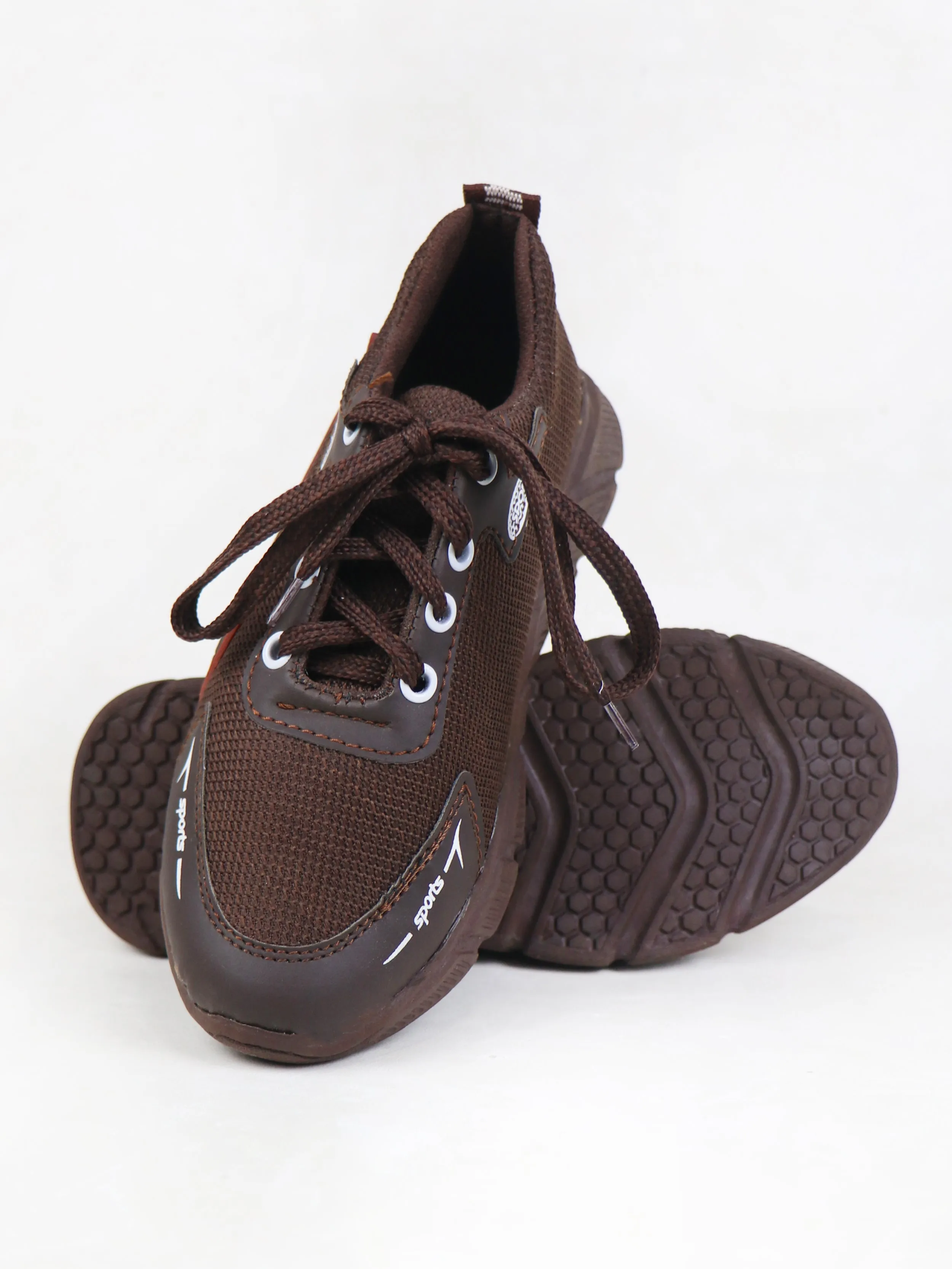 BS42 Boys Jogger Shoes 8Yrs - 17Yrs Brown