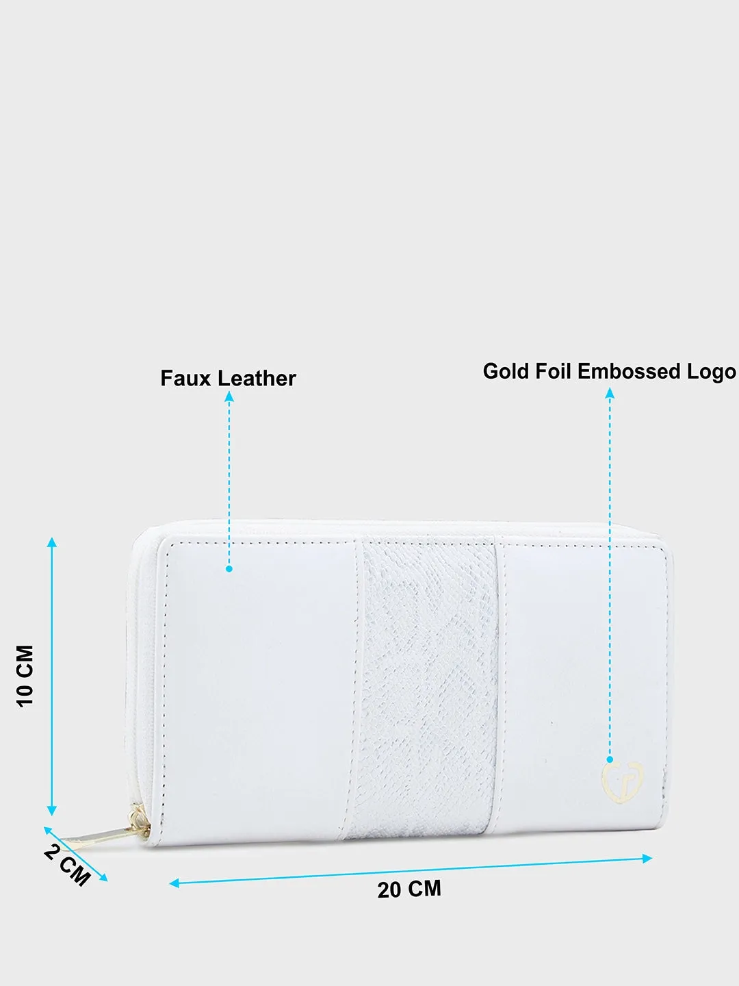 Caprese Merle Wallet Medium White