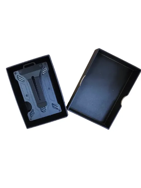 Charge Card  Holder  I.D.  Belt Clip  Rfid Metal Mens Razidbc