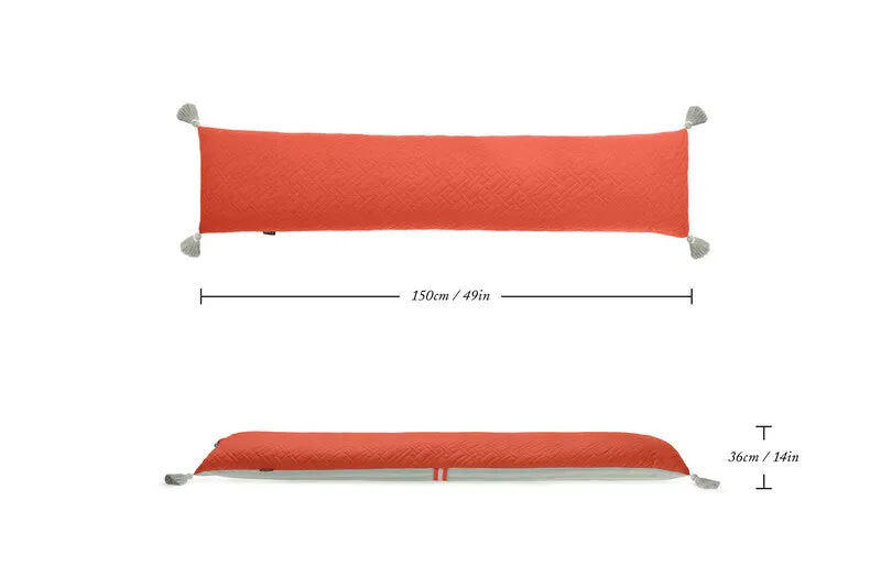 Cosset Body Pillow – Quilted Ochre