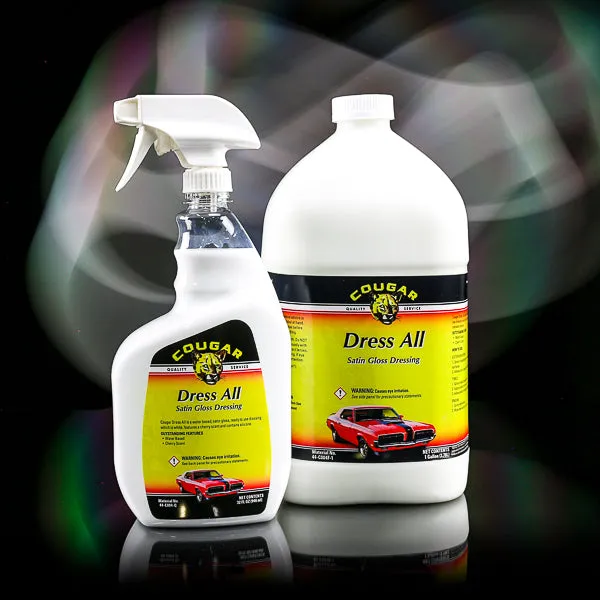 Cougar Dress All Satin Gloss Automotive Interior Exterior Dressing