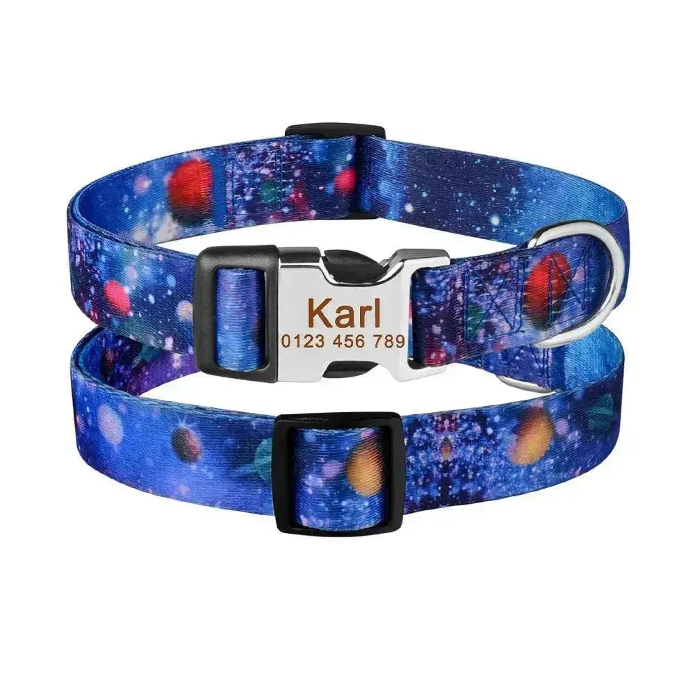 Custom Dog Collar with ID Tag
