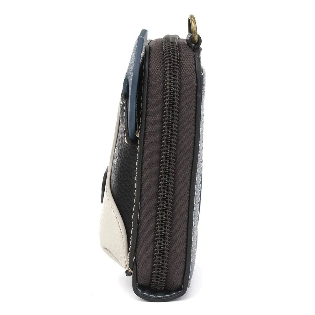Cute-C - Credit Card Holder / Wallet Wristlet - Boston Terrier