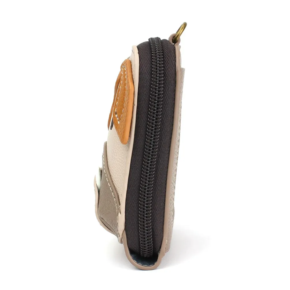 Cute-C - Credit Card Holder / Wallet Wristlet - Bulldog