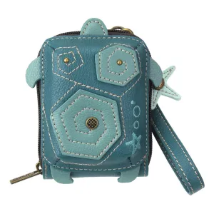 Cute-C - Credit Card Holder / Wallet Wristlet - Turtle