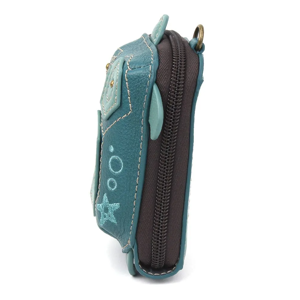 Cute-C - Credit Card Holder / Wallet Wristlet - Turtle