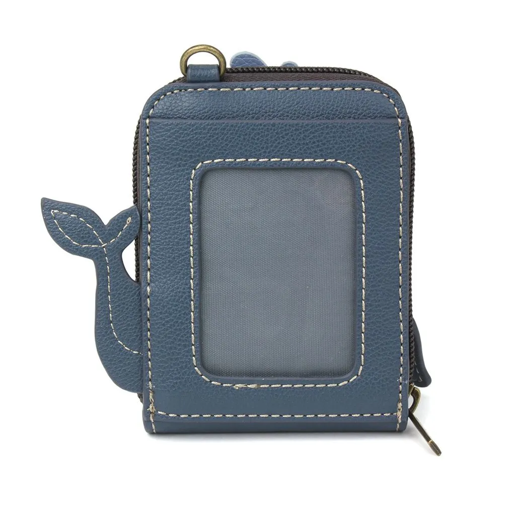 Cute-C - Credit Card Holder / Wallet Wristlet - Whale