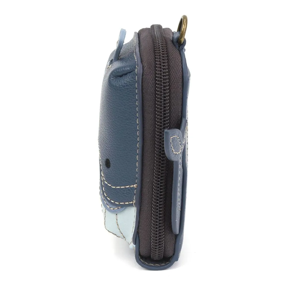 Cute-C - Credit Card Holder / Wallet Wristlet - Whale