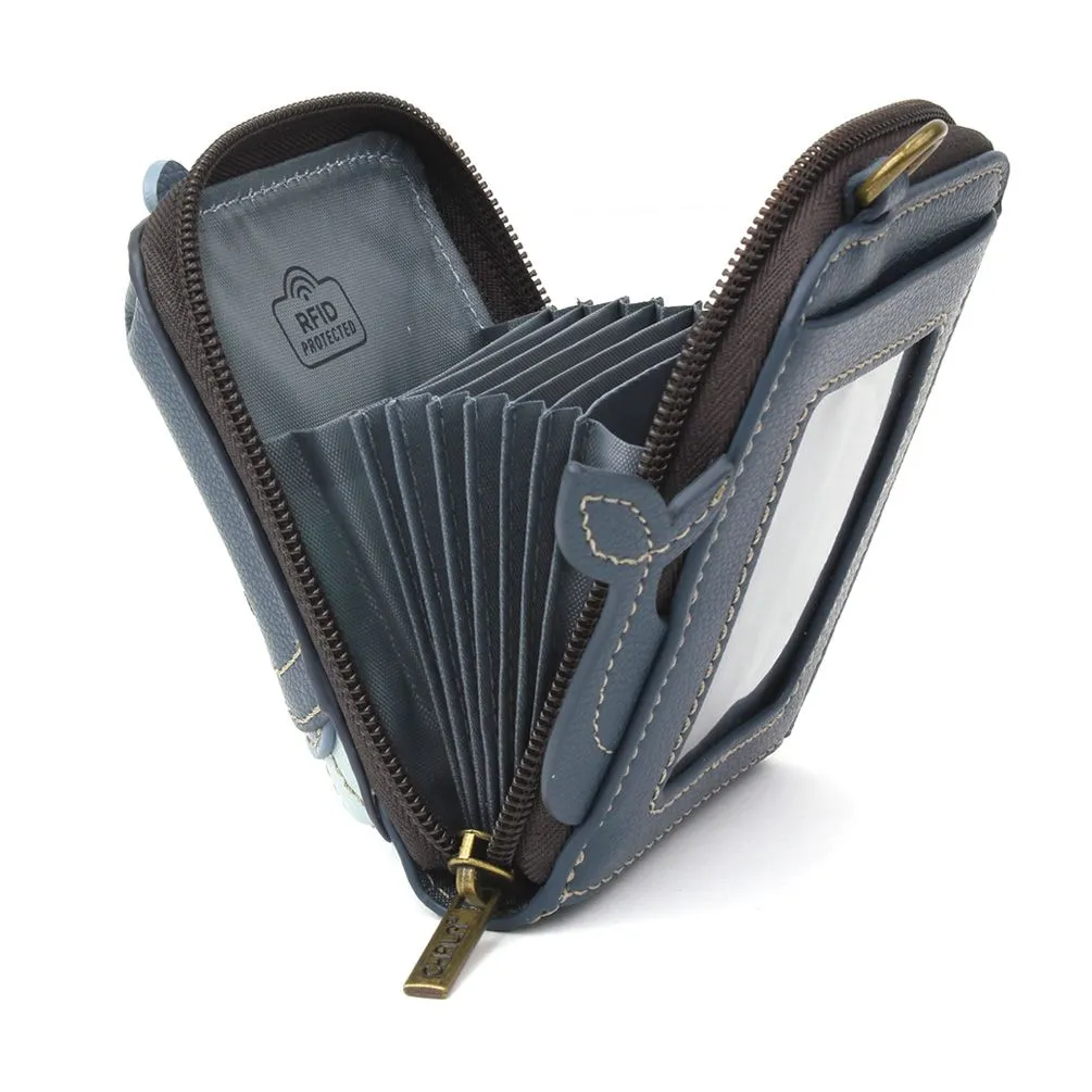 Cute-C - Credit Card Holder / Wallet Wristlet - Whale
