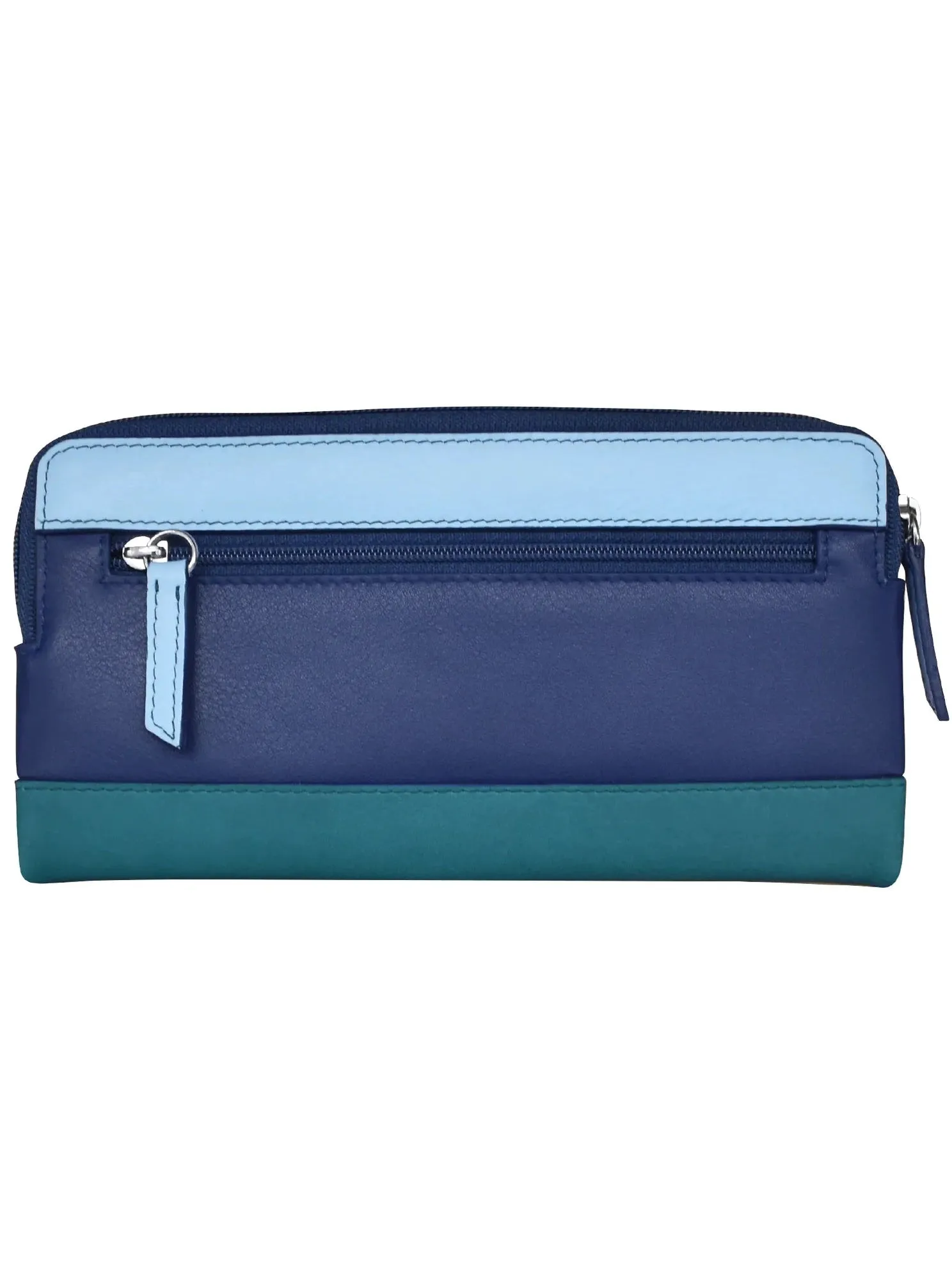 Denim Multi-Smart Phone -Rfid Leather Wallet