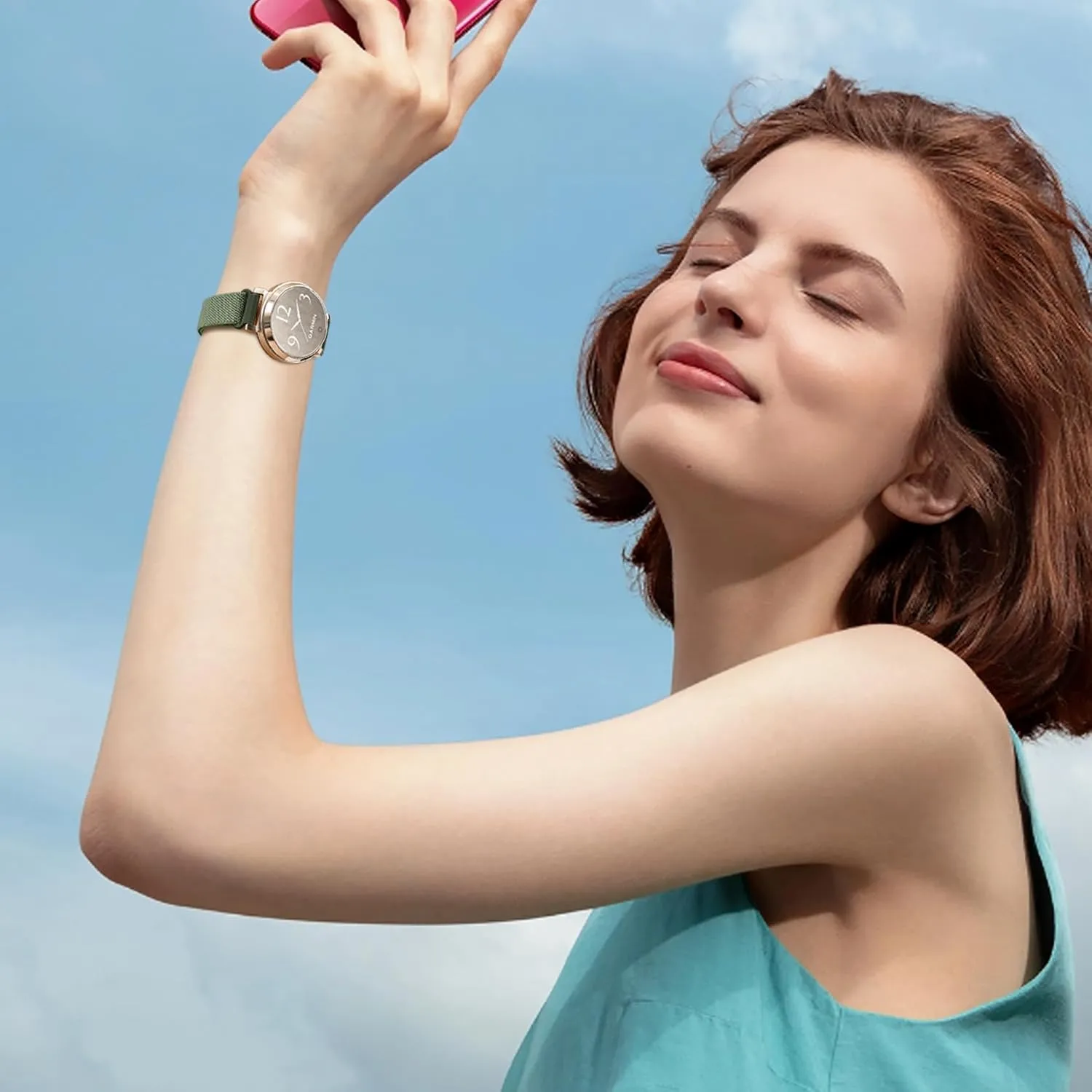 Elastic Nylon Bands Compatible with Garmin Lily 2, 14mm Stretchy Nylon 2 Pack Soft Loop Straps Quick Release Replacement Adjustable Wristband for Lily 2 Classic/Active Smart Watch Accessory for Women