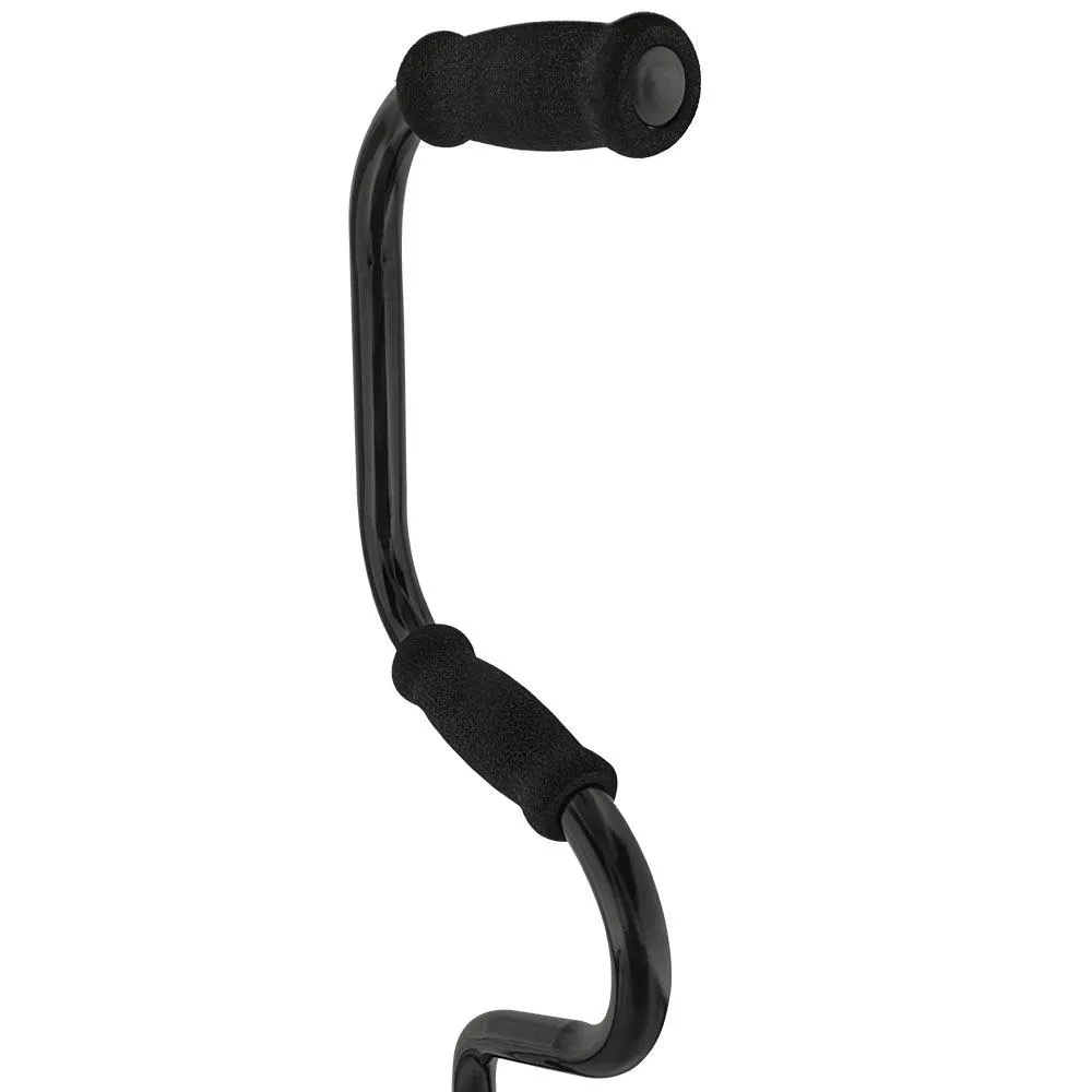 EZ Get-Up From Seat Cane: Extra Grip w/ SafeTBase Tip