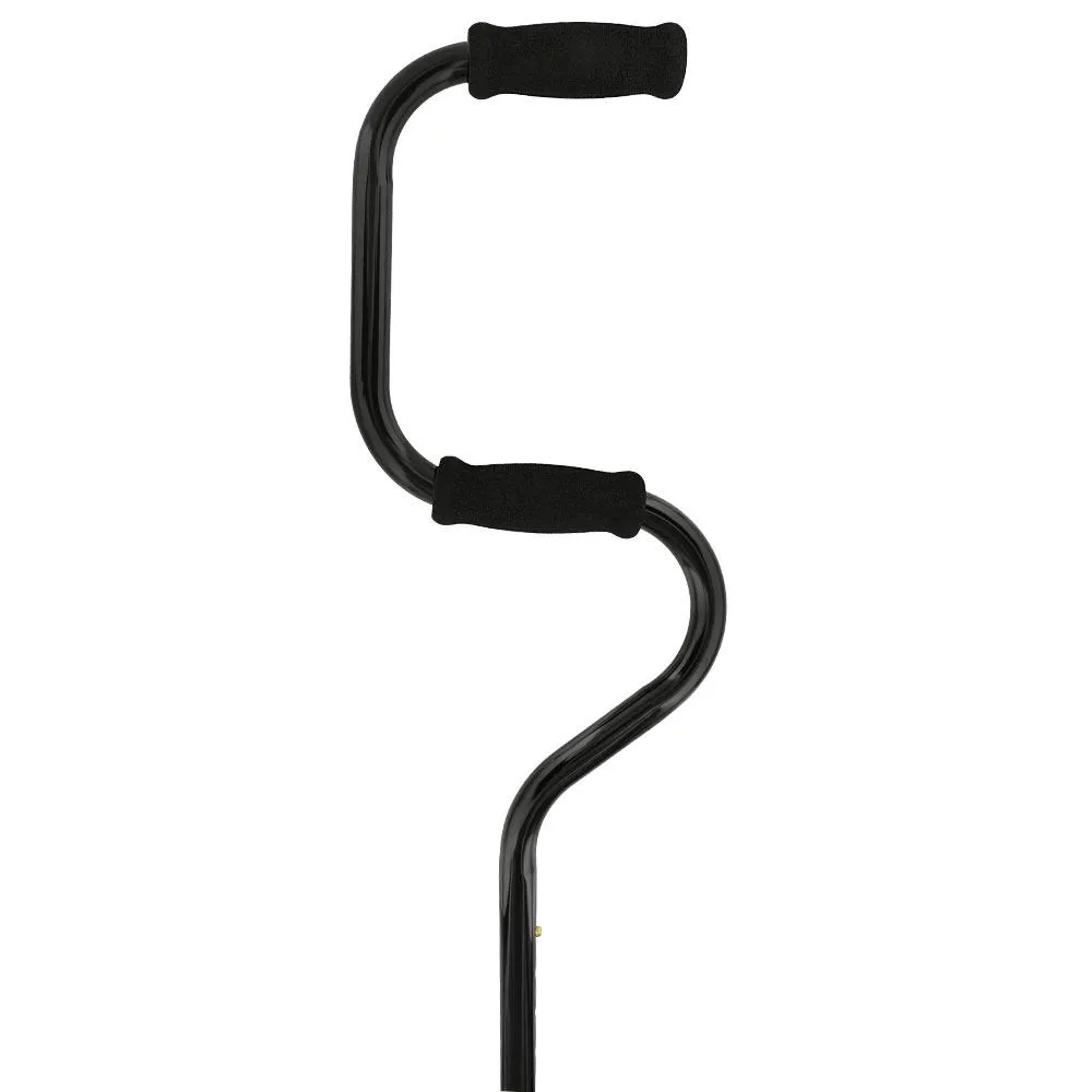 EZ Get-Up From Seat Cane: Extra Grip w/ SafeTBase Tip