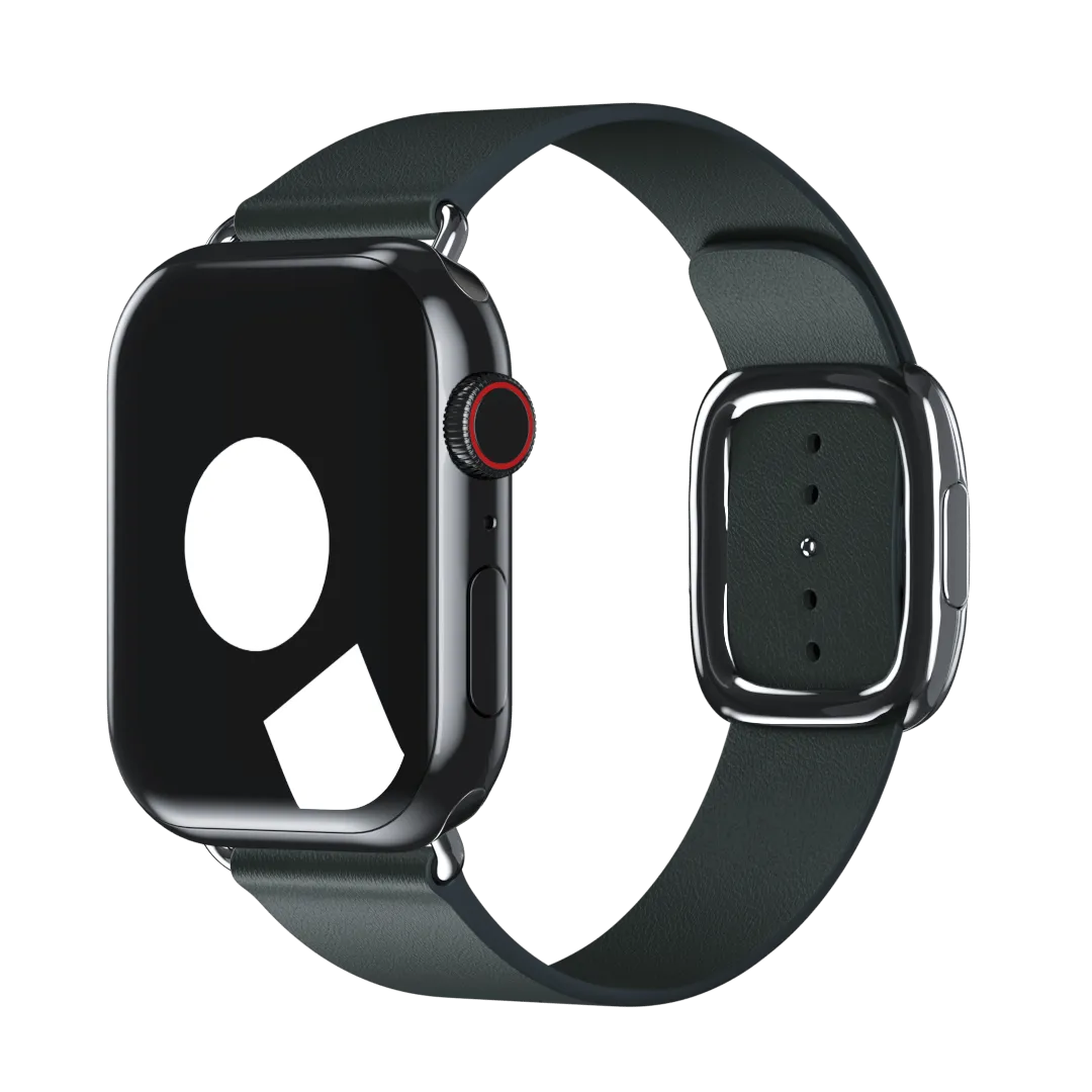 Forest Green Modern Buckle for Apple Watch